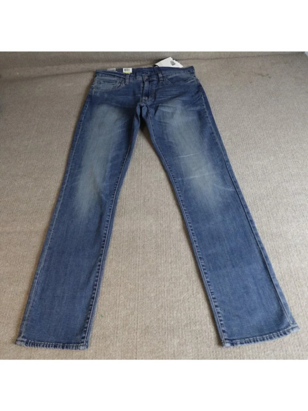 Levi's 511 Mens Jeans 36 x 33 Blue Zip Fly Flex Premium Big E NEW